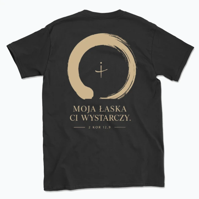 Z NIEGO POCHODZI SIŁA — T-shirt damski, tył