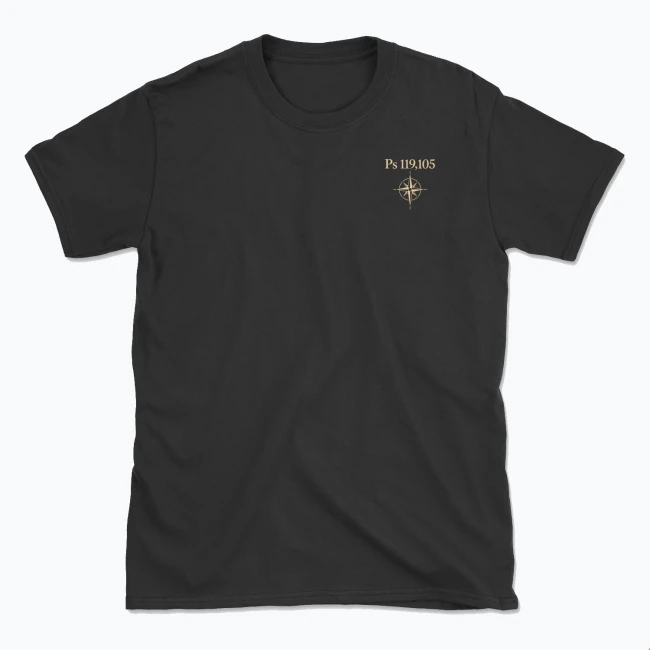 ŚWIATŁO NIE ZAWSZE KRZYCZY. ALE ZAWSZE PROWADZI. — T-shirt damski, przód
