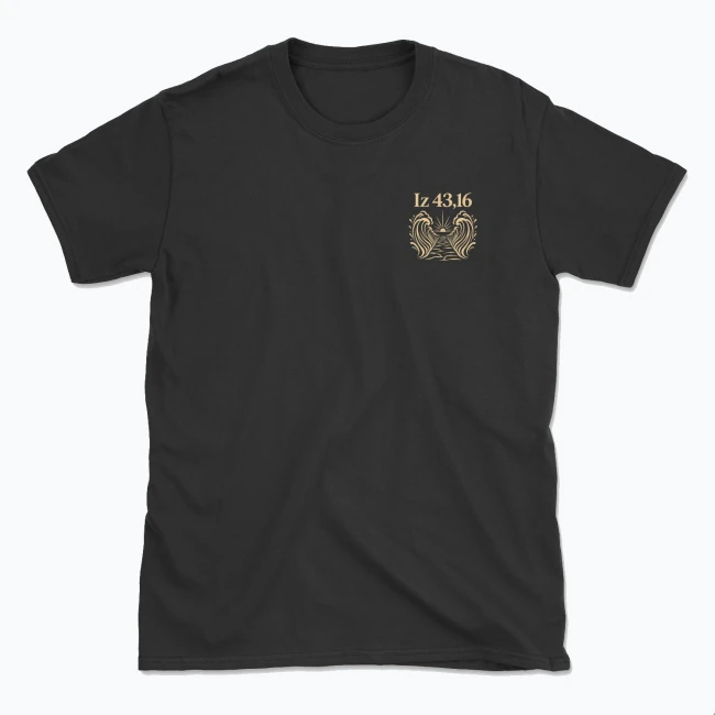 TO ON UCZYNIŁ DROGĘ PRZEZ MORZE — T-shirt męski, przód