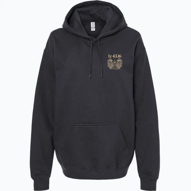 TO ON UCZYNIŁ DROGĘ PRZEZ MORZE — Bluza z kapturem damska, przód