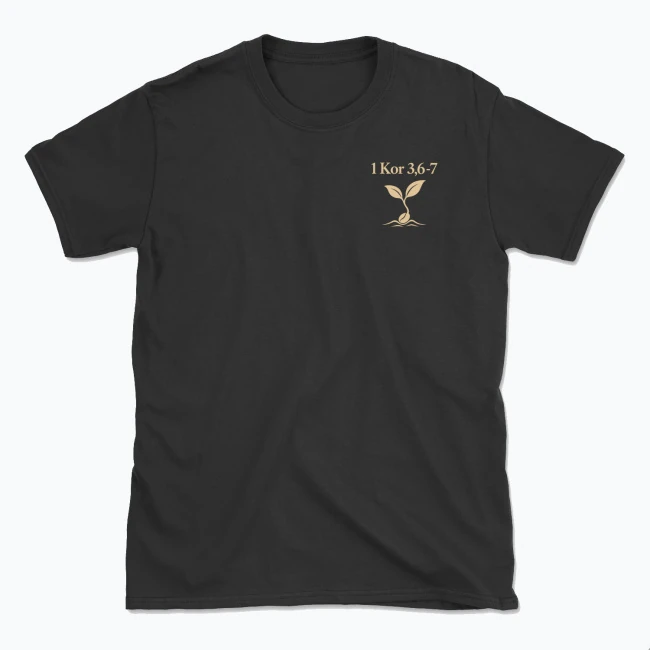 ON DAJE WZROST. JA SIEJĘ — T-shirt męski, przód